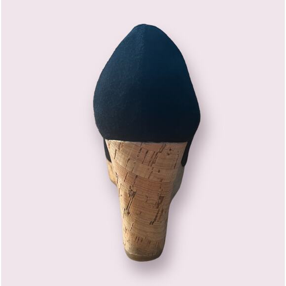 Cordani Black Suede Leather Heels | Size 7.5 - Picture 4 of 8